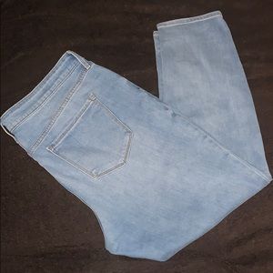 Old Navy Skinny High Rise Faded Blue Jeans  16S